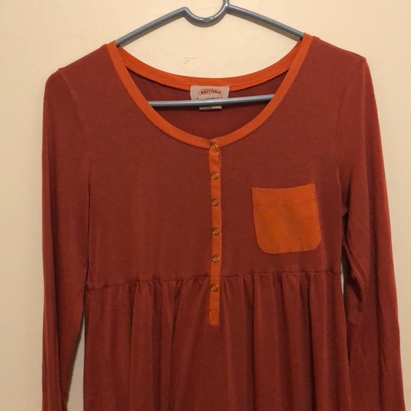 Adyama itchome burnt orange dress - Picture 2 of 4